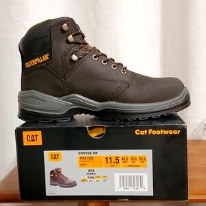 CAT working boots. Brand new. Brown. Size 11.5. Steel toe